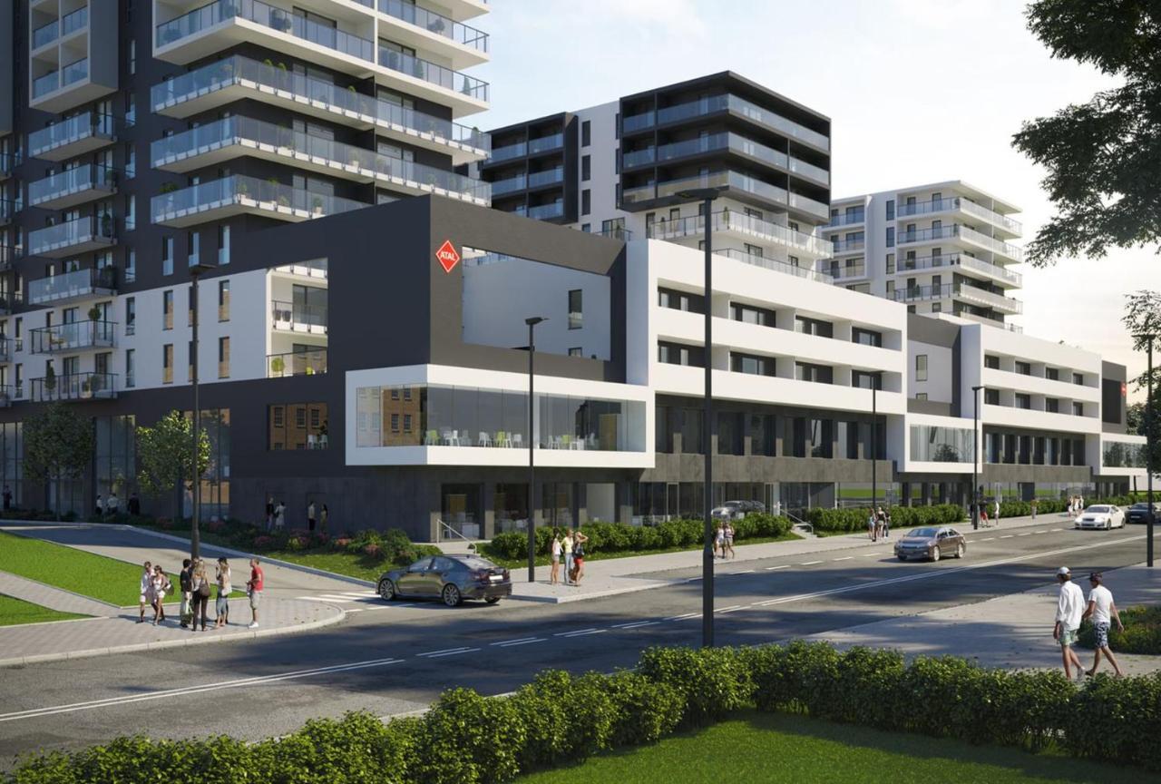 Q Apart Coral - Studio, Manufaktura, Parking Gratis, Tv Max, Fv, Gwarancja Zadowolenia Apartman Łódź Kültér fotó